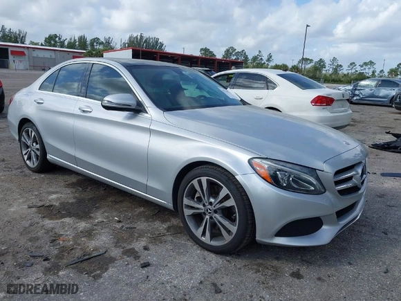 2017 Mercedes-Benz C-Class C 300 with VIN WDDWF4JB6HR304656, listed as a IAAI auction lot 41704956 with 72,565 mi miles. Bid and sale history available at carsss.com. Image 1.