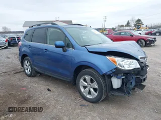 2016 Subaru Forester 2.5i Limited with VIN JF2SJAKC1GH540456, listed as a IAAI auction lot 41948245 with 61,429 mi miles. Bid and sale history available at carsss.com. Image 1.