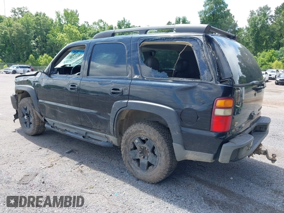 2003 Chevrolet Tahoe Z71 with VIN 1GNEK13ZX3R283921, listed as a IAAI auction lot 42347317 with 224,885 mi miles and . Bid and sale history available at DreamBid. Image 3.