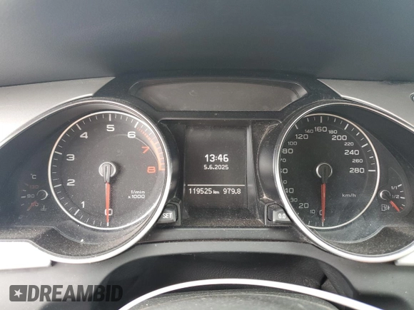 2016 Audi A5 Premium with VIN WAUD2AFR4GA008613, listed as a Copart auction lot 59663125 with 119,525 mi miles and Salvage title. Bid and sale history available at DreamBid. Image 9.