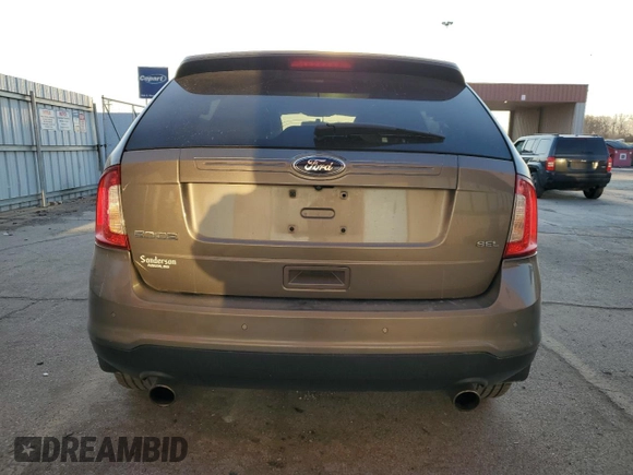 2014 Ford Edge SEL with VIN 2FMDK3JC1EBB04939, listed as a Copart auction lot 48656095 with 166,126 mi miles and Clean Title. Bid and sale history available at carsss.com. Image 6.
