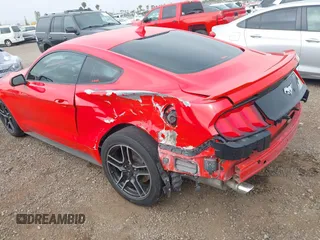 2021 Ford Mustang EcoBoost with VIN 1FA6P8TH0M5115847, listed as a IAAI auction lot 42221654 with 37,048 mi miles and . Bid and sale history available at DreamBid. Image 6.