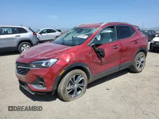 2020 Buick Encore GX Essence with VIN KL4MMGSL8LB117947, listed as a Copart auction lot 54269025 with 63,630 mi miles and Salvage title. Bid and sale history available at DreamBid. Image 1.