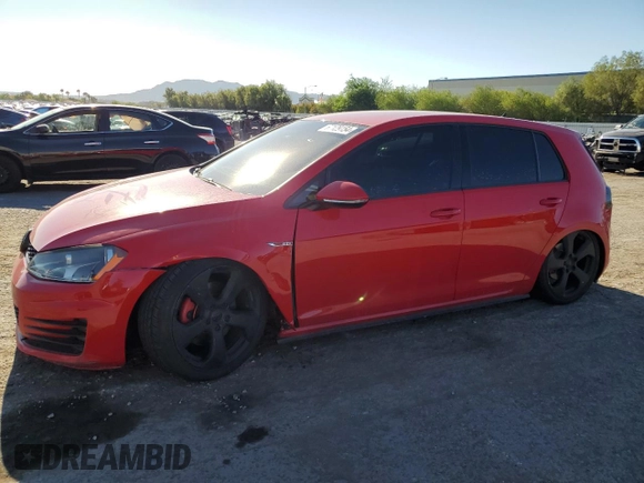 2016 Volkswagen GTI SE with VIN 3VW5T7AU8GM051306, listed as a Copart auction lot 67129154 with 67,149 mi miles and Salvage Title. Bid and sale history available at DreamBid. Image 1.
