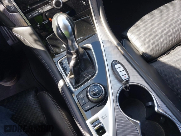 2014 Infiniti Q50 Hybrid Sport with VIN JN1AV7AR8EM700220, listed as a IAAI auction lot 41755814 with 133,154 mi miles. Bid and sale history available at carsss.com. Image 11.