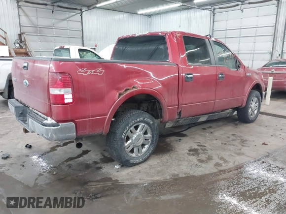 2008 Ford F-150 XLT with VIN 1FTPW14V28FA71170, listed as a IAAI auction lot 41456540 with 157,281 mi miles. Bid and sale history available at carsss.com. Image 4.