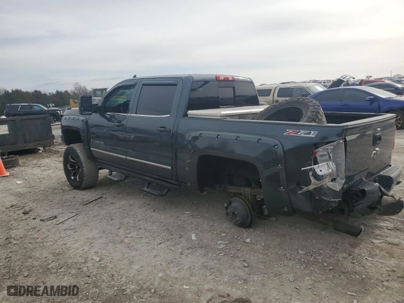 2017 Chevrolet Silverado 1500 LTZ with VIN 3GCUKSEJ3HG415362, listed as a Copart auction lot 47998345 with 142,987 mi miles and Salvage Title. Bid and sale history available at carsss.com. Image 2.