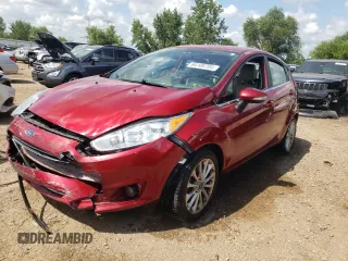 2017 Ford Fiesta Titanium with VIN 3FADP4FJ9HM115666, listed as a Copart auction lot 64105704 with 101,529 mi miles and Salvage Title. Bid and sale history available at DreamBid. Image 1.