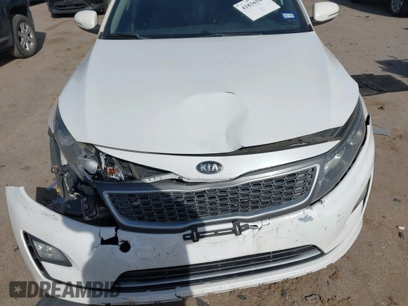 2015 Kia Optima Hybrid with VIN KNAGM4AD2F5086402, listed as a IAAI auction lot 41836546 with 88,285 mi miles. Bid and sale history available at carsss.com. Image 6.