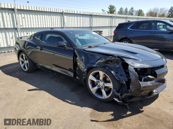 2018 Chevrolet Camaro 2SS with VIN 1G1FG1R72J0146180, listed as a Copart auction lot 52496345 with 41,906 mi miles and Salvage title. Bid and sale history available at DreamBid. Image 4.