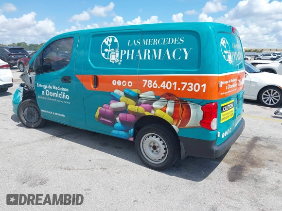 2020 Nissan NV200 SV with VIN 3N6CM0KN1LK709699, listed as a IAAI auction lot 39607271 with 68,740 mi miles and . Bid and sale history available at DreamBid. Image 3.