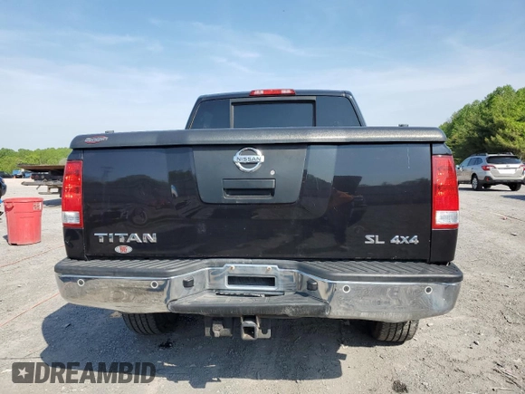 2012 Nissan Titan SV with VIN 1N6AA0EC3CN305453, listed as a Copart auction lot 55477425 with 79,501 mi miles and Salvage Title. Bid and sale history available at carsss.com. Image 6.