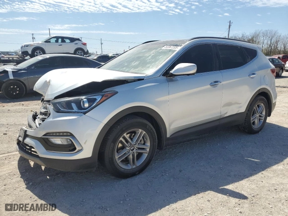 2018 Hyundai Santa Fe Sport 2.4L with VIN 5XYZU3LB0JG519099, listed as a Copart auction lot 50367205 with 131,996 mi miles and Salvage Title. Bid and sale history available at carsss.com. Image 1.