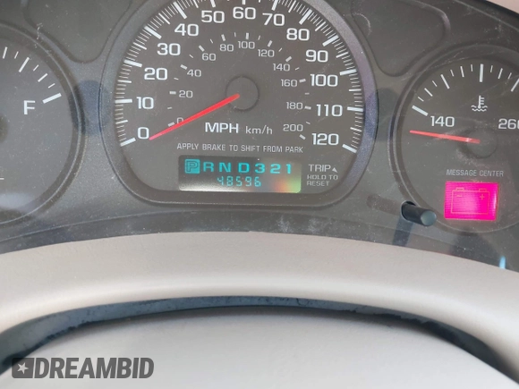 2002 Chevrolet Impala with VIN 2G1WF55K529118546, listed as a IAAI auction lot 42512116 with 48,596 mi miles and . Bid and sale history available at DreamBid. Image 7.