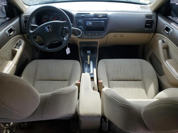 2003 Honda Civic LX with VIN 2HGES16673H607788, listed as a Copart auction lot 48729275 with 141,194 mi miles and Clean Title. Bid and sale history available at carsss.com. Image 8.