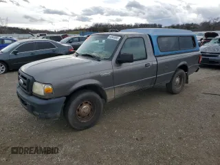 2006 Ford Ranger XL with VIN 1FTYR10UX6PA15025, listed as a Copart auction lot 45542885 with 123,385 mi miles and Clean Title. Bid and sale history available at carsss.com. Image 1.