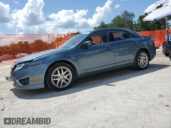 2011 Ford Fusion SEL with VIN 3FAHP0JA5BR340842, listed as a Copart auction lot 55117615 with 106,611 mi miles and Salvage Title. Bid and sale history available at DreamBid. Image 1.