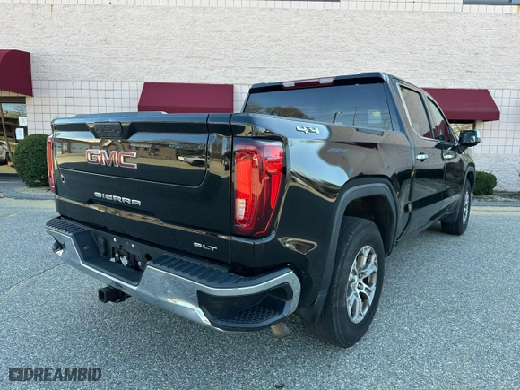 2022 GMC Sierra 1500 Limited SLT with VIN 3GTU9DED6NG150613, listed as a Copart auction lot 54606205 with 335,056 mi miles and Clean Title. Bid and sale history available at carsss.com. Image 4.