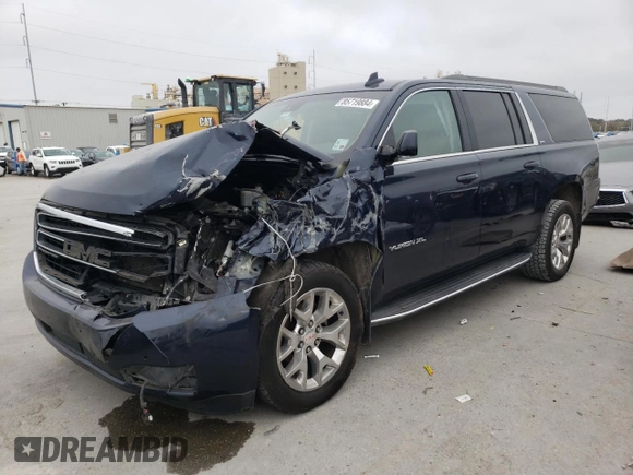 2017 GMC Yukon XL SLT with VIN 1GKS1GKC4HR156513, listed as a Copart auction lot 85719884 with Not Provided miles and Salvage Title. Bid and sale history available at DreamBid. Image 1.