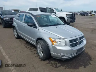 2009 Dodge Caliber SXT with VIN 1B3HB48A49D147611, listed as a IAAI auction lot 41981640 with 190,510 mi miles and . Bid and sale history available at carsss.com. Image 1.