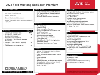 2024 Ford Mustang EcoBoost with VIN 1FA6P8THXR5121243, listed as a Copart auction lot 60840035 with 31,600 mi miles and Clean title. Bid and sale history available at DreamBid. Image 12.