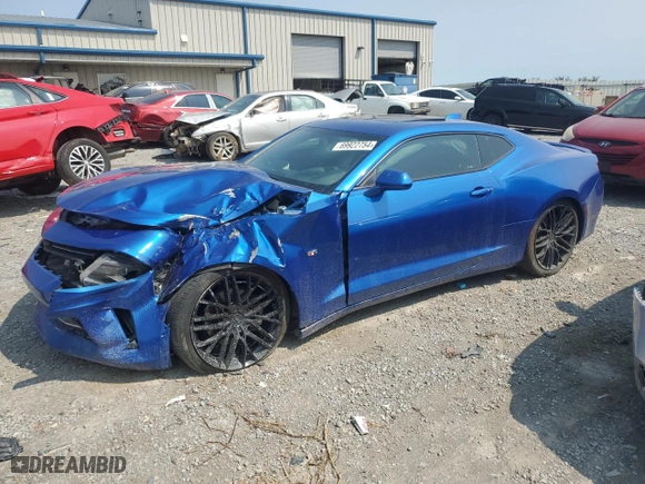 2018 Chevrolet Camaro 2LT with VIN 1G1FD1RS6J0121229, listed as a Copart auction lot 69922754 with 0 mi miles and Salvage Title. Bid and sale history available at carsss.com. Image 1.