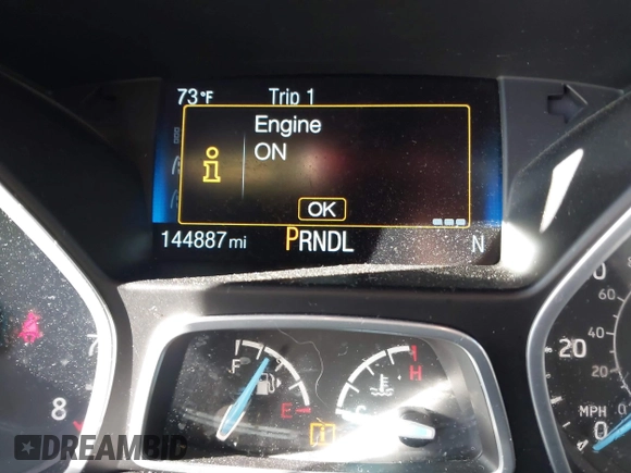 2015 Ford Focus SE with VIN 1FADP3F20FL355058, listed as a IAAI auction lot 41666337 with 144,887 mi miles. Bid and sale history available at carsss.com. Image 15.