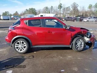 2015 Nissan Juke S with VIN JN8AF5MR9FT509735, listed as a IAAI auction lot 41053066 with 95,833 mi miles. Bid and sale history available at carsss.com. Image 13.