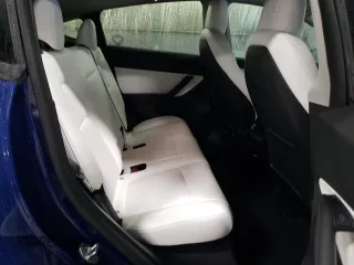 2022 Tesla Model Y Long Range with VIN 7SAYGDEE9NF426887, listed as a Copart auction lot 49910725 with 47,379 mi miles and Salvage Title. Bid and sale history available at carsss.com. Image 10.