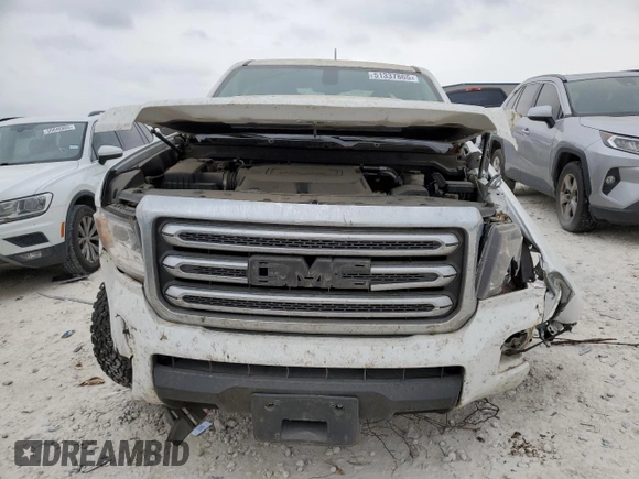2015 GMC Canyon 2WD SLE with VIN 1GTG5BE31F1227070, listed as a Copart auction lot 51337865 with 49,394 mi miles and Salvage Title. Bid and sale history available at DreamBid. Image 5.