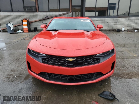 2020 Chevrolet Camaro 1LT with VIN 1G1FB1RS7L0124598, listed as a Copart auction lot 47083965 with 38,426 mi miles and Salvage Title. Bid and sale history available at DreamBid. Image 5.