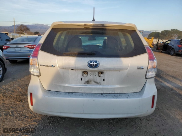 2017 Toyota Prius v Two with VIN JTDZN3EU5HJ066295, listed as a Copart auction lot 43470005 with 237,185 mi miles and Salvage Title. Bid and sale history available at carsss.com. Image 6.