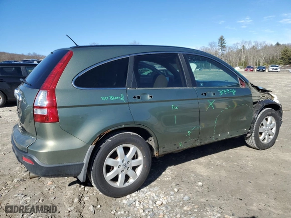 2008 Honda CR-V EX with VIN 5J6RE48508L036467, listed as a Copart auction lot 47885105 with 204,485 mi miles and Clean Title. Bid and sale history available at carsss.com. Image 3.