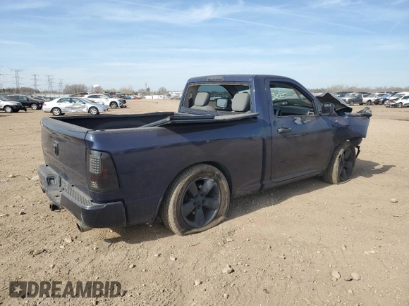 2013 Ram 1500 Express with VIN 3C6JR6AT4DG503965, listed as a Copart auction lot 53094165 with Not provided miles and Salvage title. Bid and sale history available at DreamBid. Image 3.