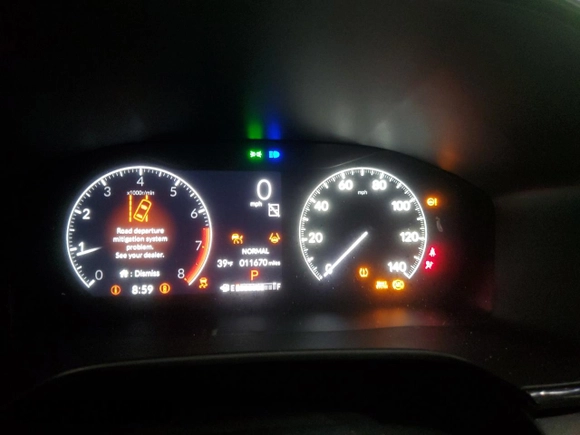 2024 Honda CR-V LX with VIN 2HKRS4H25RH453142, listed as a Copart auction lot 86072404 with 11,670 mi miles and Salvage Title. Bid and sale history available at DreamBid. Image 9.