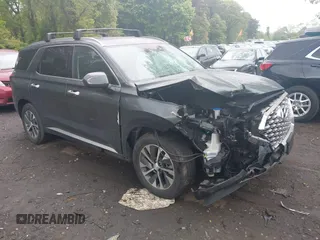 2022 Hyundai Palisade SEL z VIN KM8R2DHE6NU464110, wystawiony jako IAAI lot #42268276 z przebiegiem 26 077 mil mil oraz . Historia ofert i sprzedaży dostępna na DreamBid. Obrazek 1.