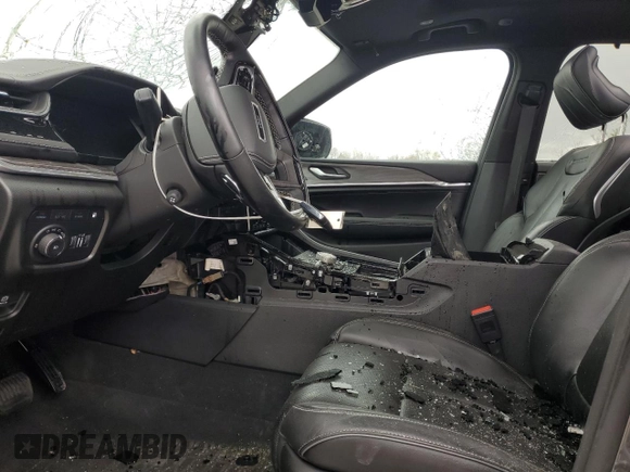 2022 Jeep Grand Cherokee Overland with VIN 1C4RJYD65N8716340, listed as a Copart auction lot 53912675 with Not provided miles and Salvage title. Bid and sale history available at DreamBid. Image 7.