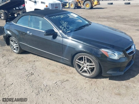 2014 Mercedes-Benz E-Class E 350 with VIN WDDKK5KFXEF255217, listed as a IAAI auction lot 41782152 with 50,136 mi miles. Bid and sale history available at carsss.com. Image 1.