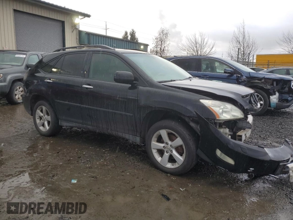 2008 Lexus RX with VIN 2T2HK31U48C048873, listed as a Copart auction lot 45424425 with 206,669 mi miles and Salvage Title. Bid and sale history available at carsss.com. Image 4.