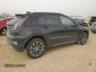 2024 Cadillac XT4 FWD Sport with VIN 1GYFZER46RF100076, listed as a Copart auction lot 45741285 with 11,616 mi miles and Salvage title. Bid and sale history available at DreamBid. Image 3.