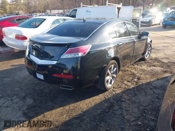 2012 Acura TL Tech Auto with VIN 19UUA8F50CA025948, listed as a IAAI auction lot 41723890 with 203,424 mi miles. Bid and sale history available at carsss.com. Image 4.