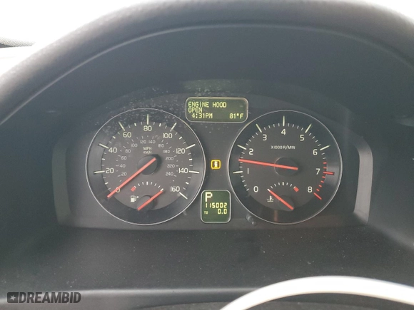 2009 Volvo C70 with VIN YV1MC67259J075748, listed as a Copart auction lot 48071175 with 115,002 mi miles and Clean Title. Bid and sale history available at carsss.com. Image 9.