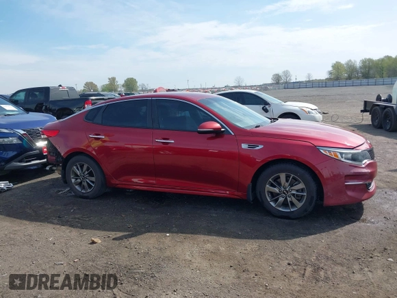 2017 Kia Optima LX 1.6T with VIN 5XXGT4L19HG126532, listed as a IAAI auction lot 41899304 with 130,739 mi miles. Bid and sale history available at carsss.com. Image 13.