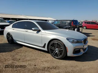2017 BMW 7 Series 740i xDrive with VIN WBA7E4C55HGU99568, listed as a Copart auction lot 72978583 with 78,989 mi miles. Bid and sale history available at carsss.com. Image 4.