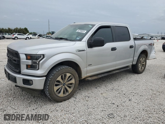 2017 Ford F-150 XL with VIN 1FTEW1EP3HKD52621, listed as a Copart auction lot 50790025 with 216,341 mi miles and Salvage Title. Bid and sale history available at carsss.com. Image 1.