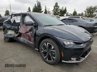 2024 Kia EV6 Wind with VIN KNDC34LA1R5184767, listed as a Copart auction lot 76749224 with 4,362 mi miles and Salvage Title. Bid and sale history available at carsss.com. Image 4.