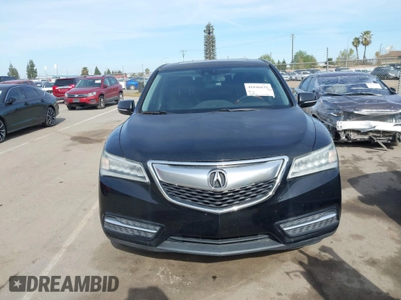 2014 Acura MDX Tech Pkg with VIN 5FRYD3H40EB017310, listed as a IAAI auction lot 41846635 with 130,734 mi miles. Bid and sale history available at carsss.com. Image 12.