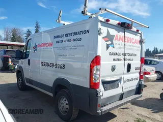 2016 Ram ProMaster Cargo with VIN 3C6TRVNG4GE130605, listed as a IAAI auction lot 41699749 with 162,677 mi miles and . Bid and sale history available at DreamBid. Image 3.
