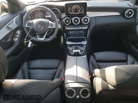 2016 Mercedes-Benz C 450 AMG with VIN 55SWF6EB2GU108099, listed as a Copart auction lot 52145215 with 10,367 mi miles and Salvage Title. Bid and sale history available at carsss.com. Image 8.