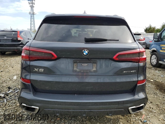 2019 BMW X5 xDrive40i with VIN 5UXCR6C51KLL64358, listed as a Copart auction lot 53716225 with 80,696 mi miles and Salvage title. Bid and sale history available at DreamBid. Image 6.